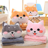 Shiba Inu Pillow and Blanket