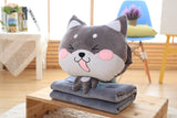 Shiba Inu Pillow and Blanket