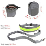 Elastic Belt Dog Leash Zipper Bag Bottle Holder